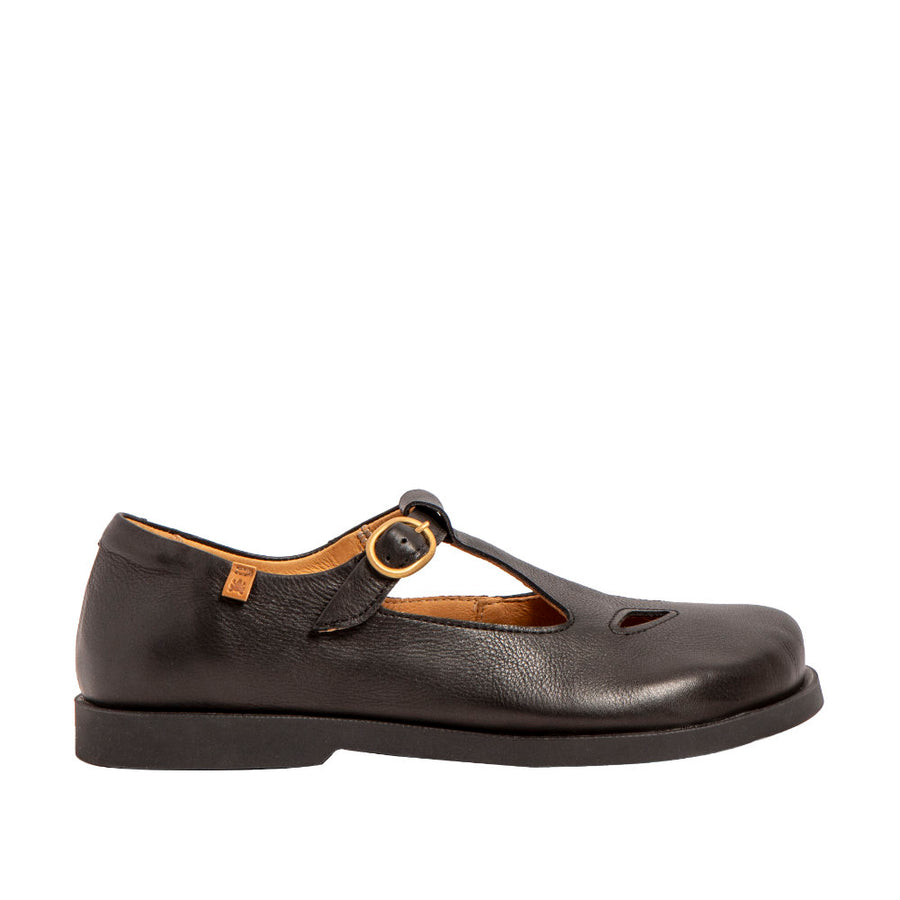 El Naturalista BAREFOOT N5873 Soft Nappa Black/ Arenisca Black Shoes