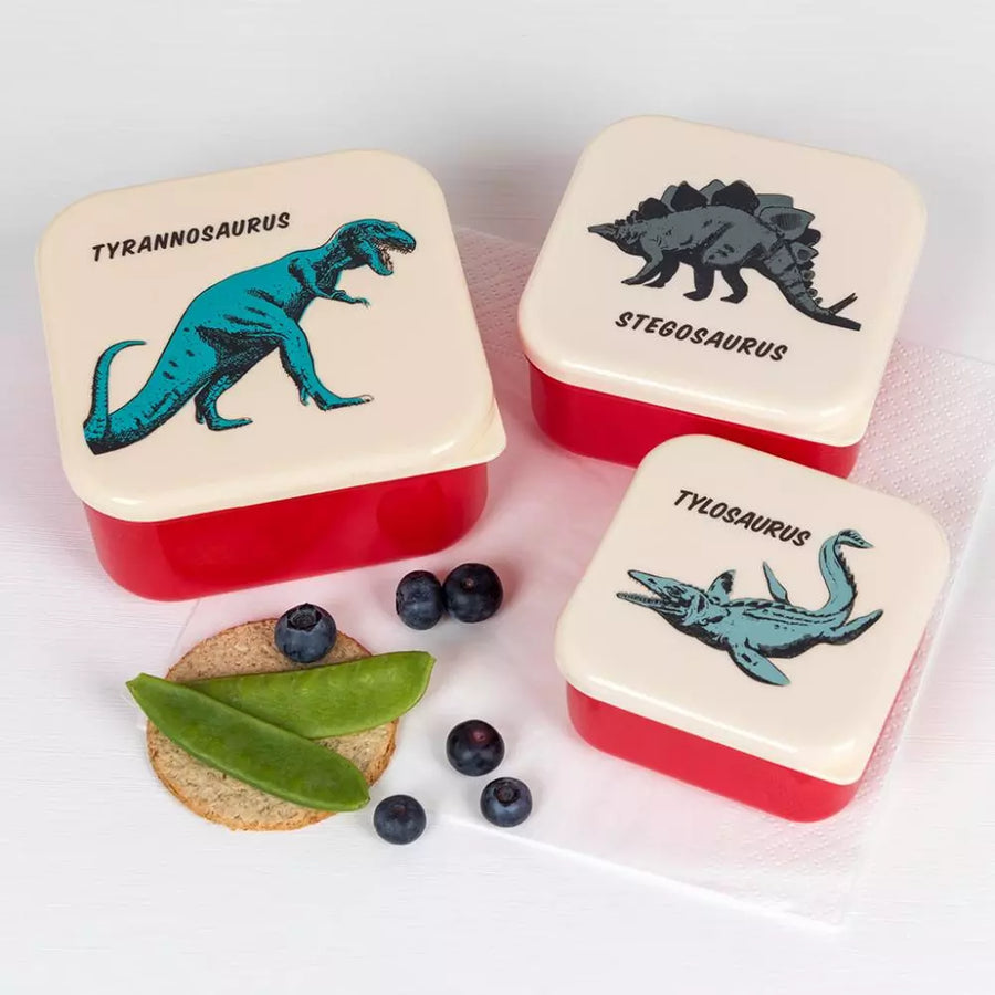 Rex London Snack Boxes (Set Of 3) - Prehistoric Land 28513