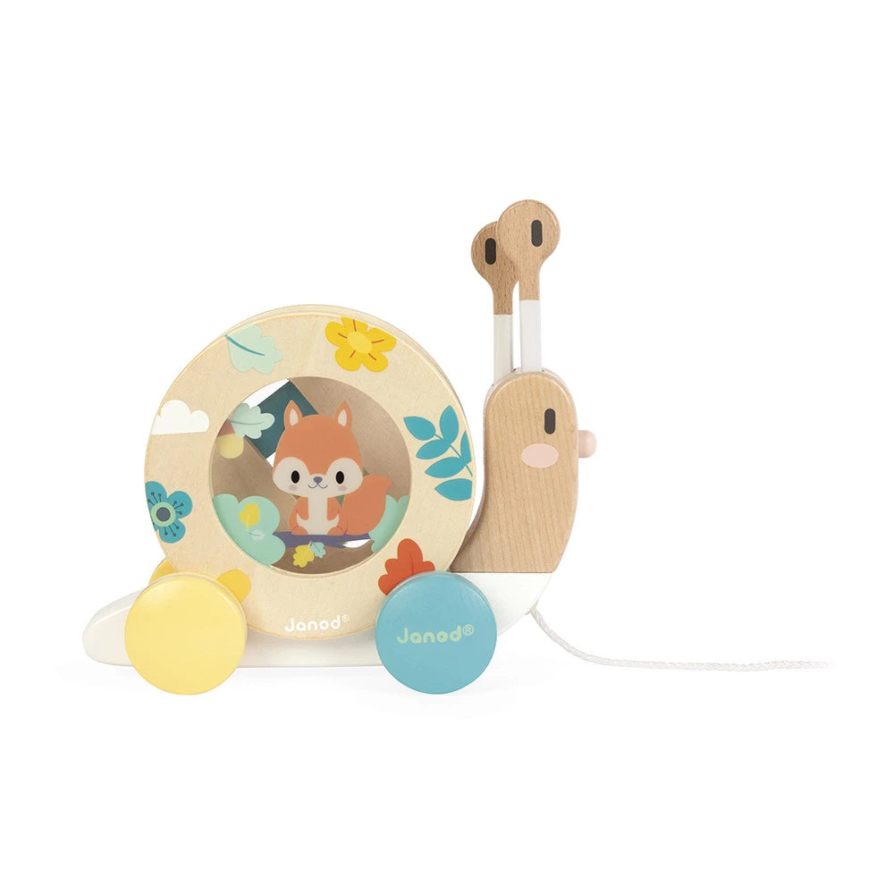 Janod Pure Pull Along Snail J05159