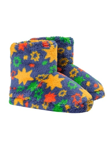 Frugi Cosy Fleece Slippers - Upon A Star