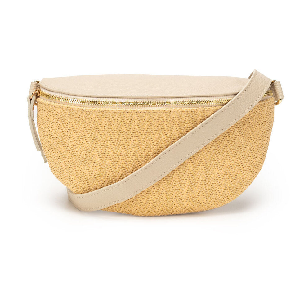 Elie Beaumont - Slingbag Raffia Stone - EBB5026.2