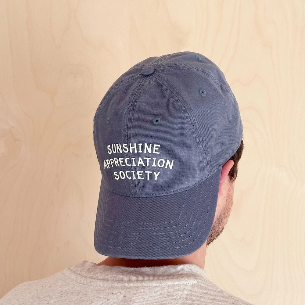 Alphabet Bags Sunshine Appreciation Society - Baseball Cap - Blue
