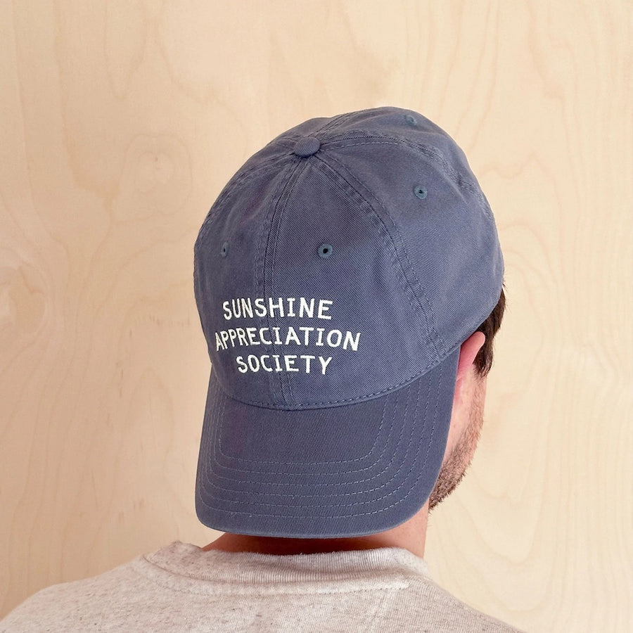 Alphabet Bags Sunshine Appreciation Society - Baseball Cap - Blue
