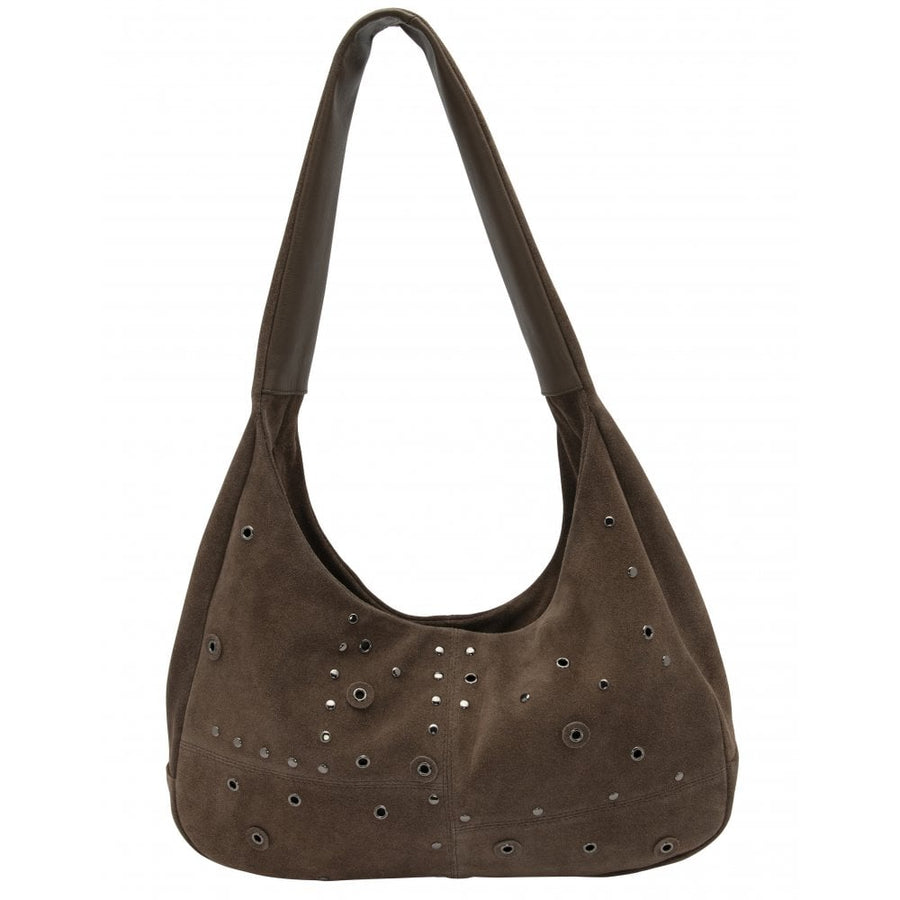 Lotus Francina Taupe Suede Bag Ulg092fso